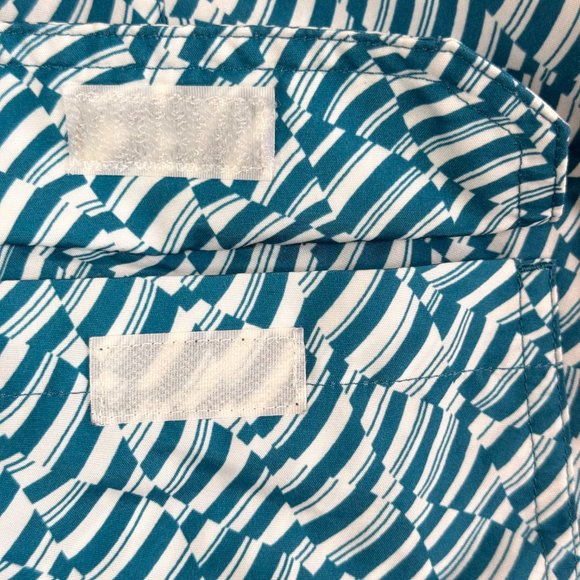 Michael Kors Board Shorts Mens XXL Blue White Pattern Drawstring - Picture 6 of 12